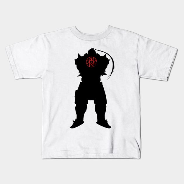 Alphonse Fullmetal Alchemist Kids T-Shirt by SirTeealot